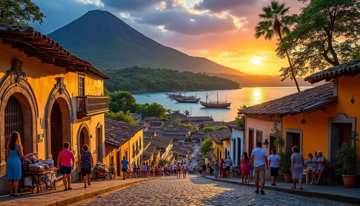 découvrez le nicaragua à travers une multitude d'activités passionnantes, de villes vibrant d'histoire et de sites naturels à couper le souffle. explorez des volcans majestueux, détendez-vous sur des plages paradisiaques et immergez-vous dans la culture locale. préparez votre voyage et laissez-vous envoûter par ce pays riche en paysages et en aventures.