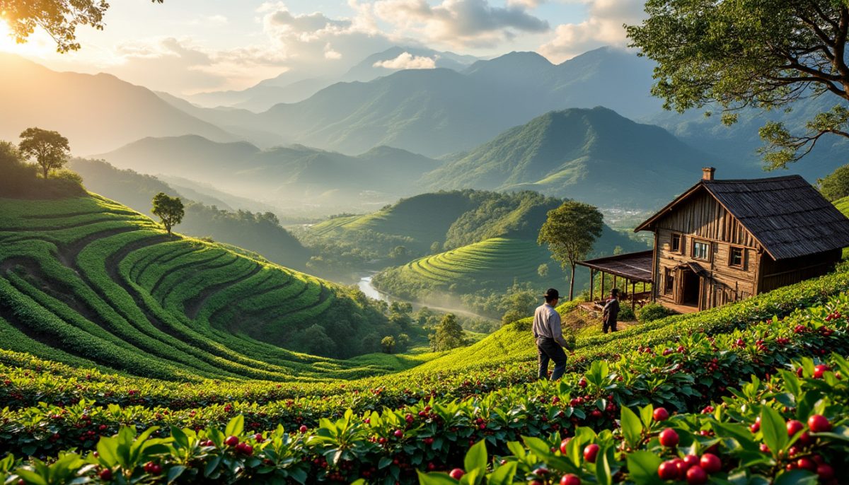 découvrez la région du café en colombie, un véritable joyau naturel où la culture du café s'épanouit. explorez les paysages verdoyants, les plantations authentiques et les charmants villages. nous vous proposons des conseils sur les meilleures attractions à visiter et les hébergements idéaux pour profiter pleinement de cette expérience unique.